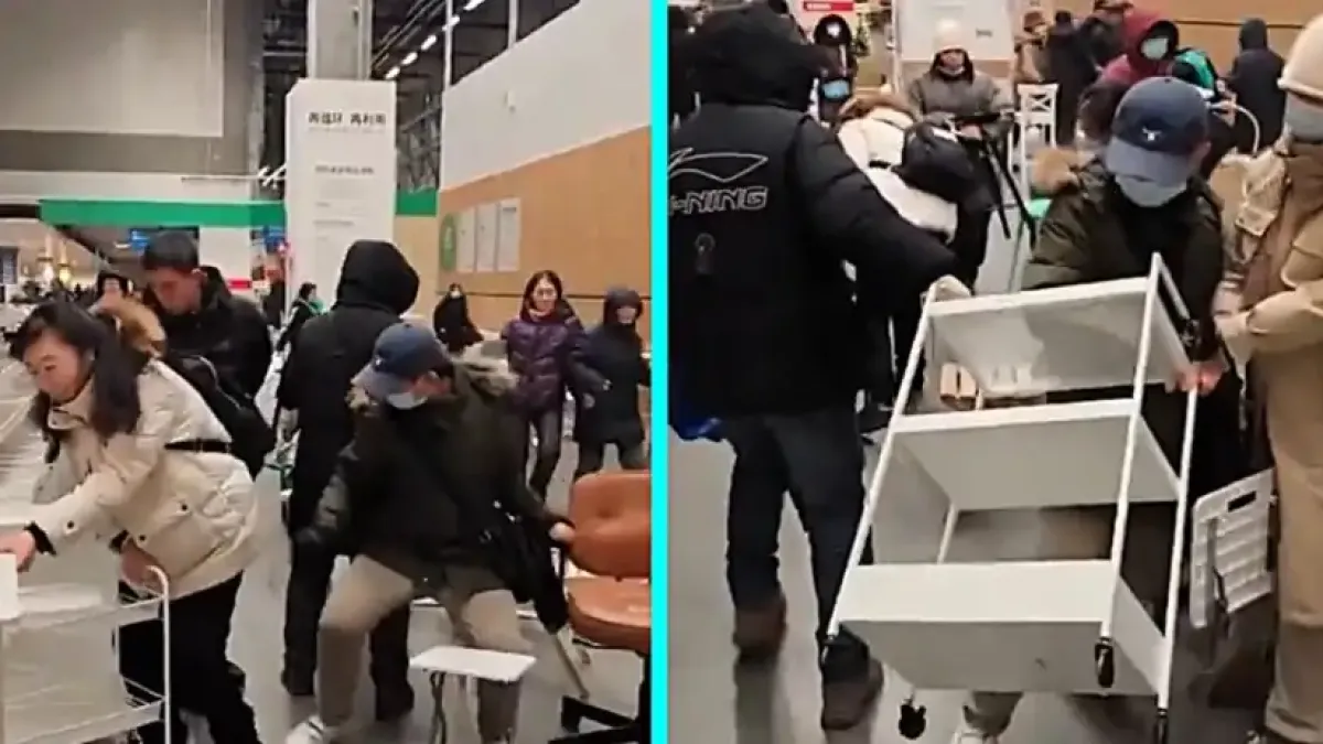 Очевидец запечата как отстъпките са подлудили купувачите в IKEA