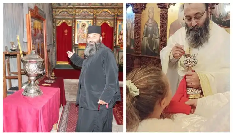 Отец Николай пази счупен свещник след чудо в храма