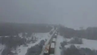„Дунав мост“ 2 е блокиран: Снежен капан за стотици шофьори в Монтанско