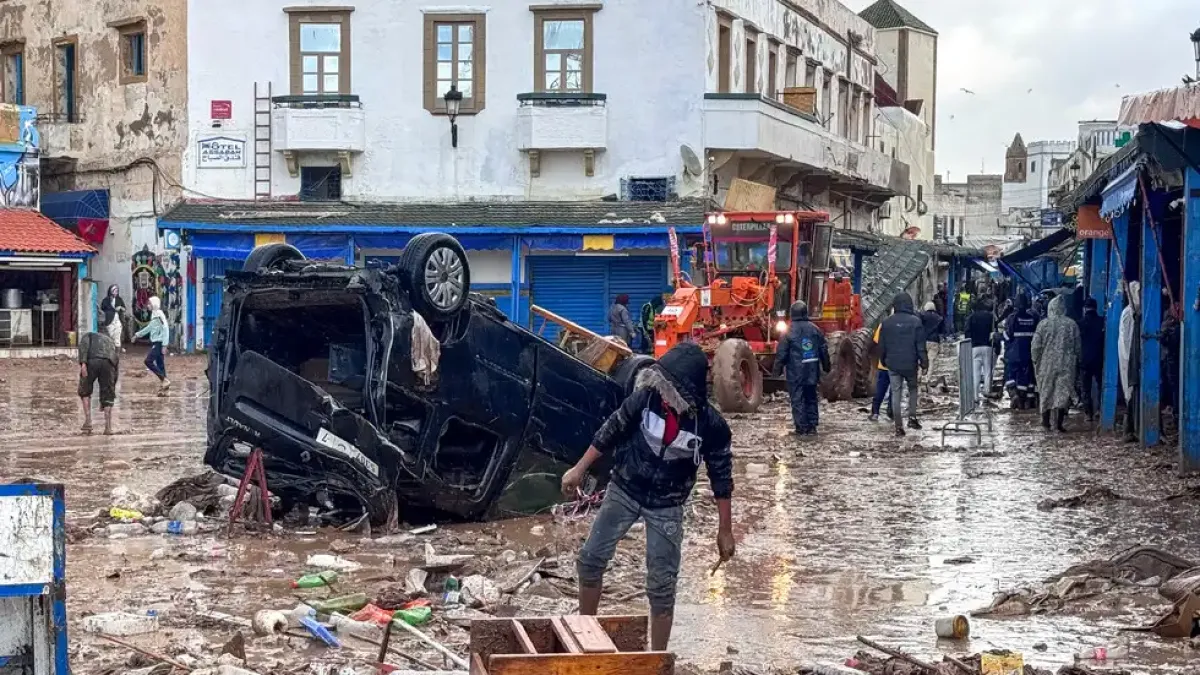 Воден ад в Мароко: Над 50 000 души евакуирани от цели квартали Снимки