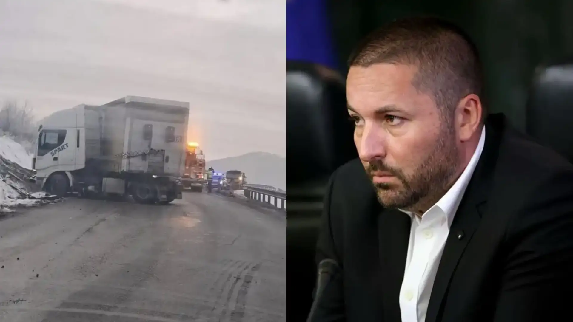 Поредният камион каскадьор затвори пътя Ботевград – Мездра Снимка