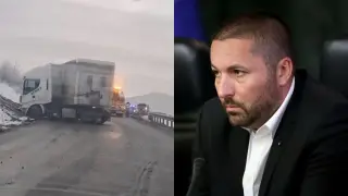 Поредният камион каскадьор затвори пътя Ботевград – Мездра Снимка