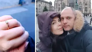 След снежна буря в Единбург: Добройков и Стамова се сгодиха след 15 г.