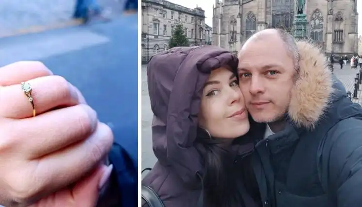 След снежна буря в Единбург: Добройков и Стамова се сгодиха след 15 г.