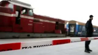 Пожар и смърт на жп гара в Перник