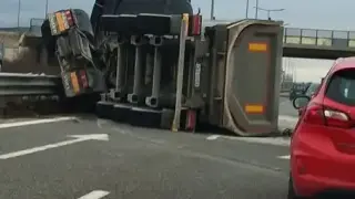 Страшно меле на Северната тангента на София! Снимка
