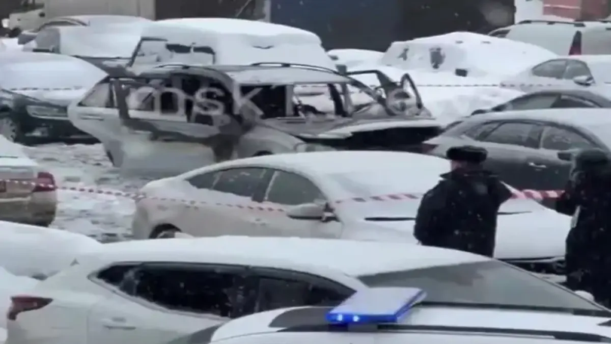 Взрив в Москва: „Мерцедес“ избухна до сградата на ФСБ и военния гигант „Алмаз-Антей“