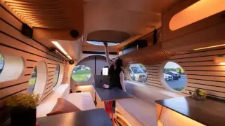 Превърнаха Mercedes Sprinter в уникално креативен кемпер Снимки