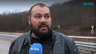 Мъж спря в аварийната, за да избегне катастрофа и остана без книжка