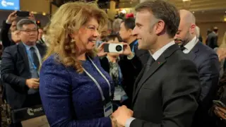 Йотова и Макрон разговаряха в Мюнхен Снимки