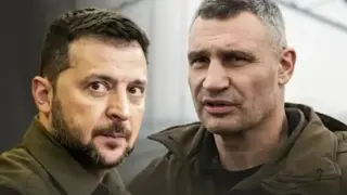 Киев на ръба на катастрофата: Кличко призна за съперничеството със Зеленски Снимки