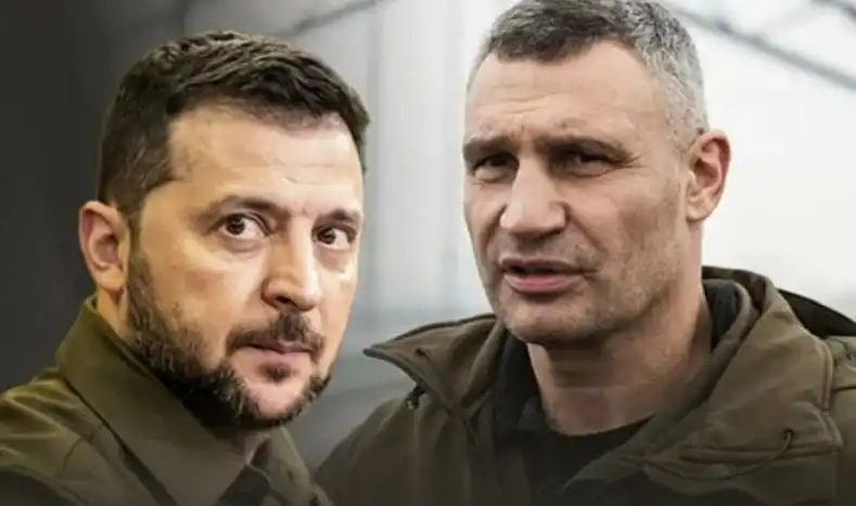 Виталий Кличко и Володимир Зеленски