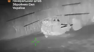 ВСУ поразиха руски хеликоптер Ка-27 в Крим
