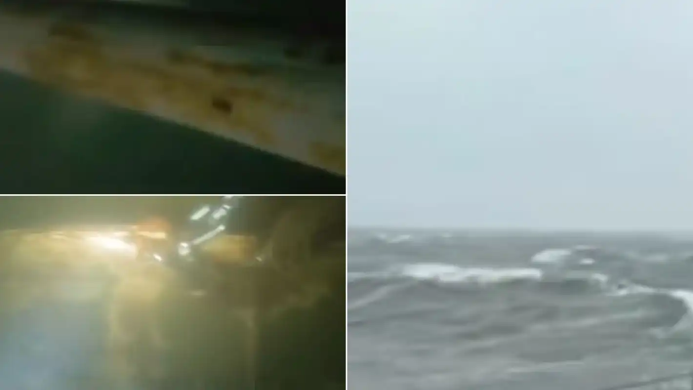 ВМС показаха подводни кадри от огледа на потъналия край Маслен нос кораб