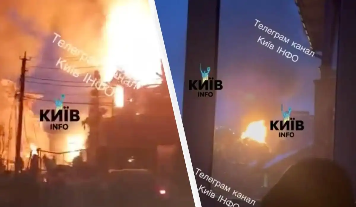 Русия с масирана атака срещу Киев и областта, горят къщи