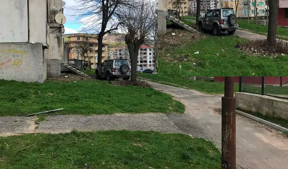 През алеята и във входа – „волният рибар“
