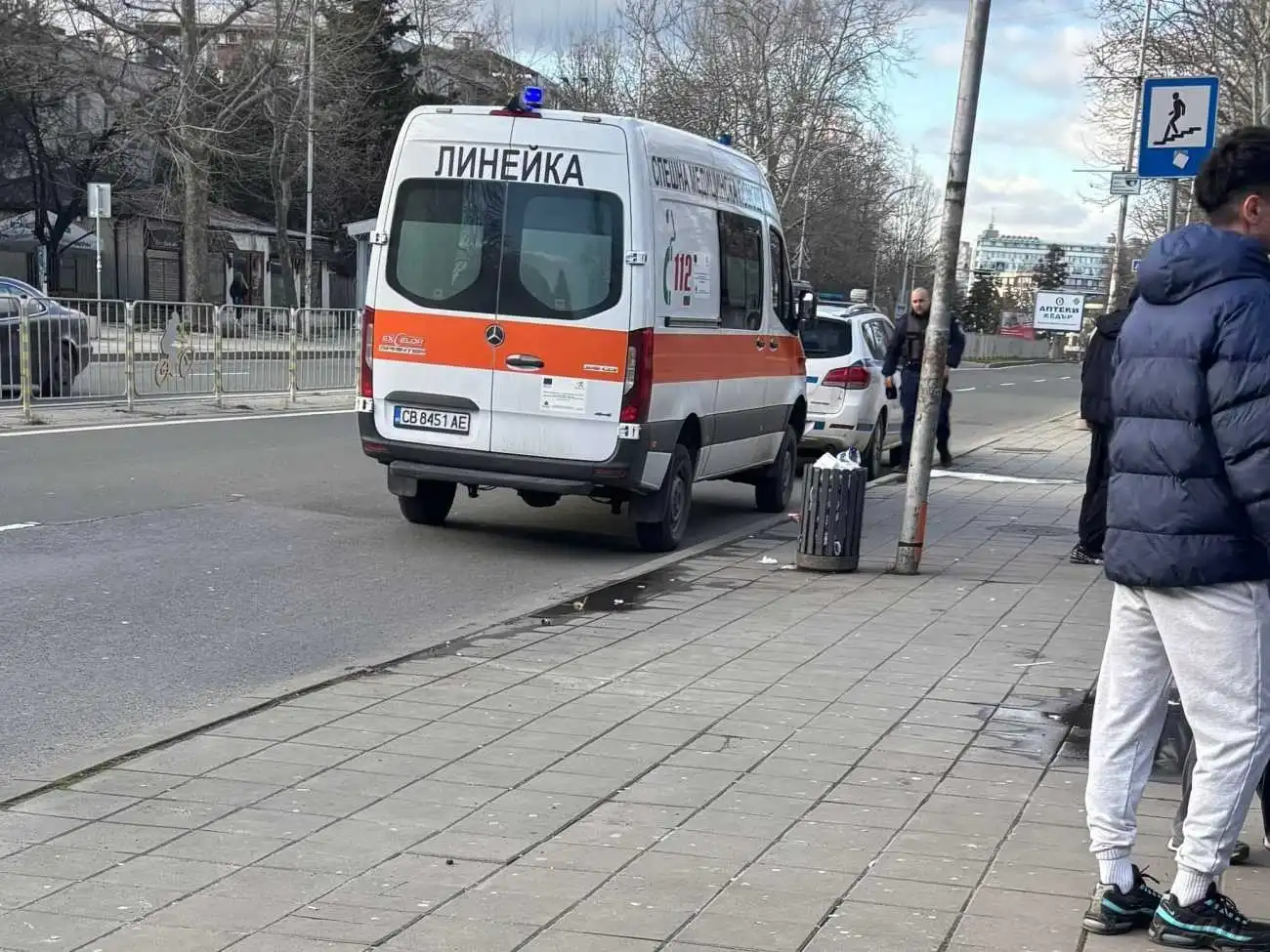 Линейка и полиция завардиха входа на бургаски техникум