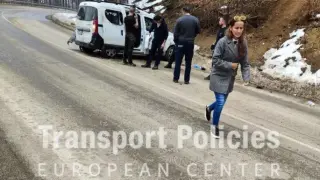 Тежка катастрофа с ранени на "Петрохан" Снимки