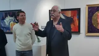 Етиен Леви откри "Енергия в движение" – първата самостоятелна изложба на Пламен Костов Снимки