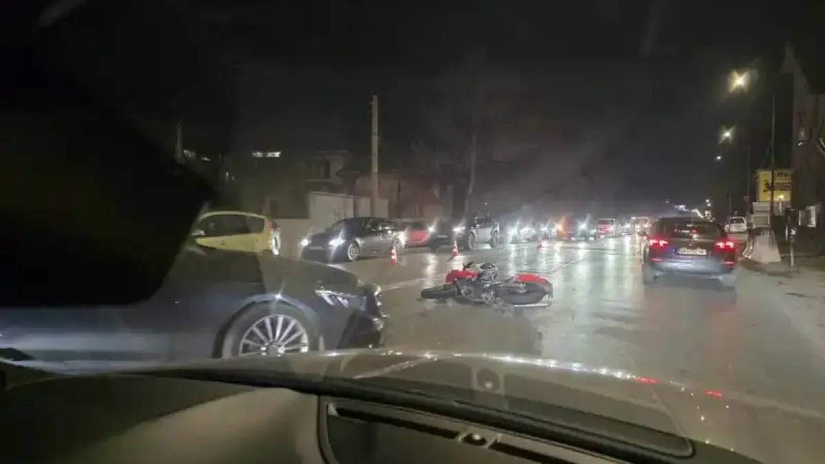 Катастрофа с мотор в София