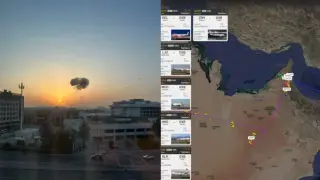 Експлозия и тътен на летището в Дубай, самолети кръжат около него