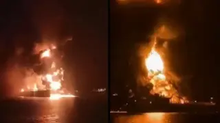 Ескалация: Атакуваха пет кораба в Персийския залив, два танкера са подпалени
