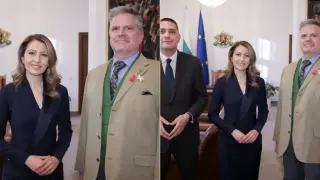 Рая Назарян разговаря с временно управляващия посолството на САЩ в София