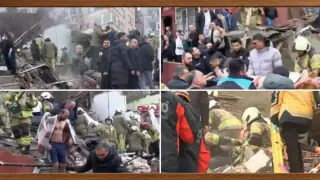 Две сгради се срутиха след мощна експлозия в Истанбул