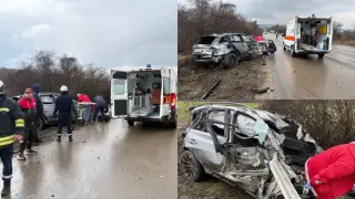 Мъж загина в сблъсък с ТИР край Враца, двигателят на колата изхвърчал на 50 метра