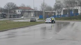 Гонка с полиция в Русе завърши с катастрофа на кръгово