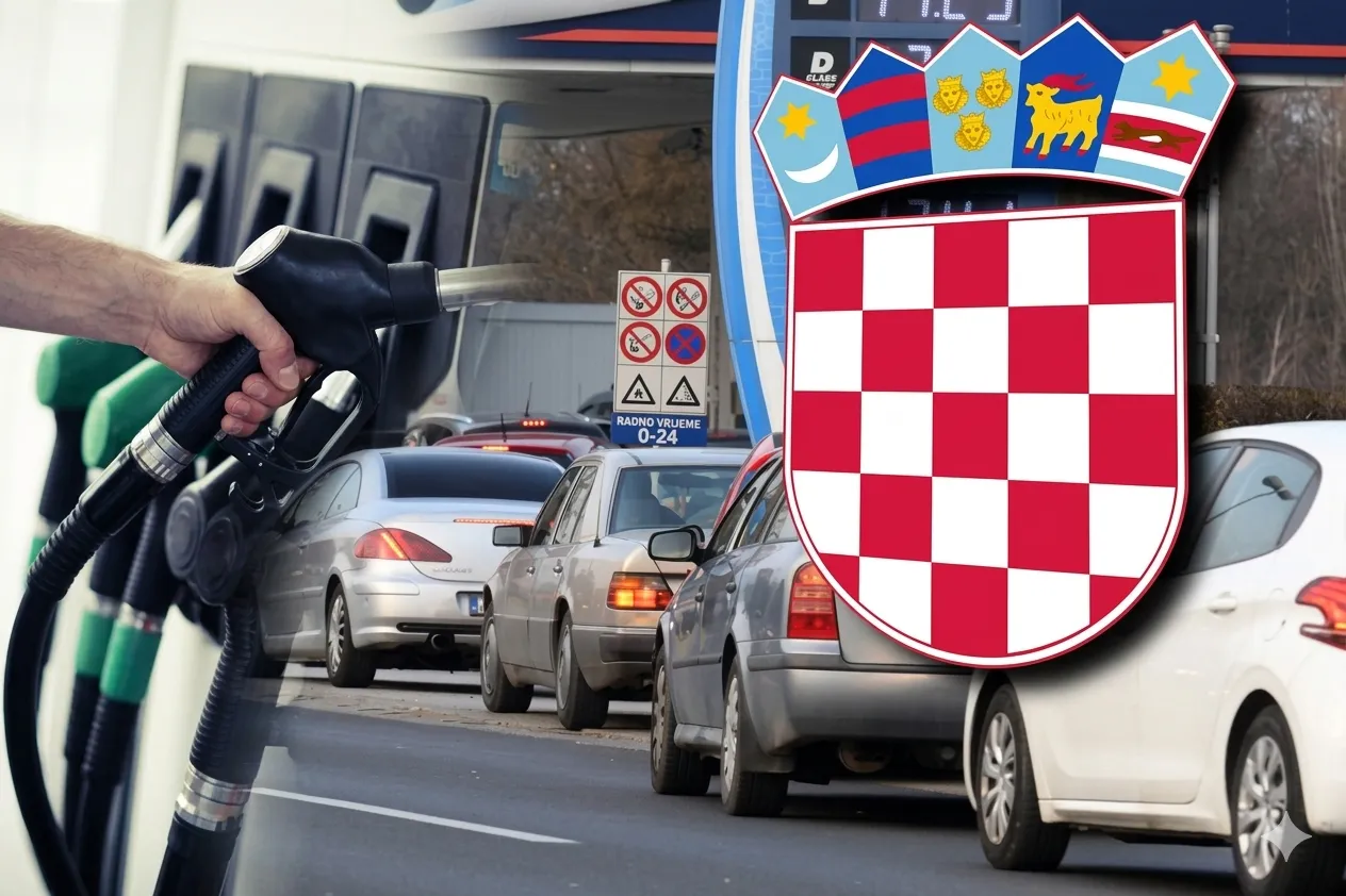 Опашки в Хърватия заради предстоящо ново поскъпване на горивата
