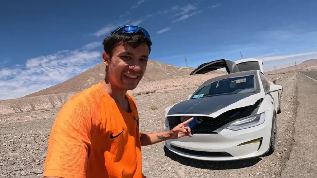 Tesla закъса в Атакама с 1% батерия, шофьор намери решение