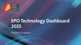 Европейското патентно ведомство представи Технологичен дашборд за 2025 г.
