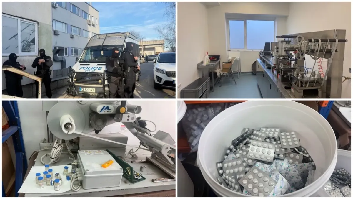 Полицията разби фабрика за фалшиви лекарства в София