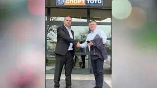 Любомир Петров официално посрещна новия изпълнителен директор на Български спортен тотализатор Тервел Пенков