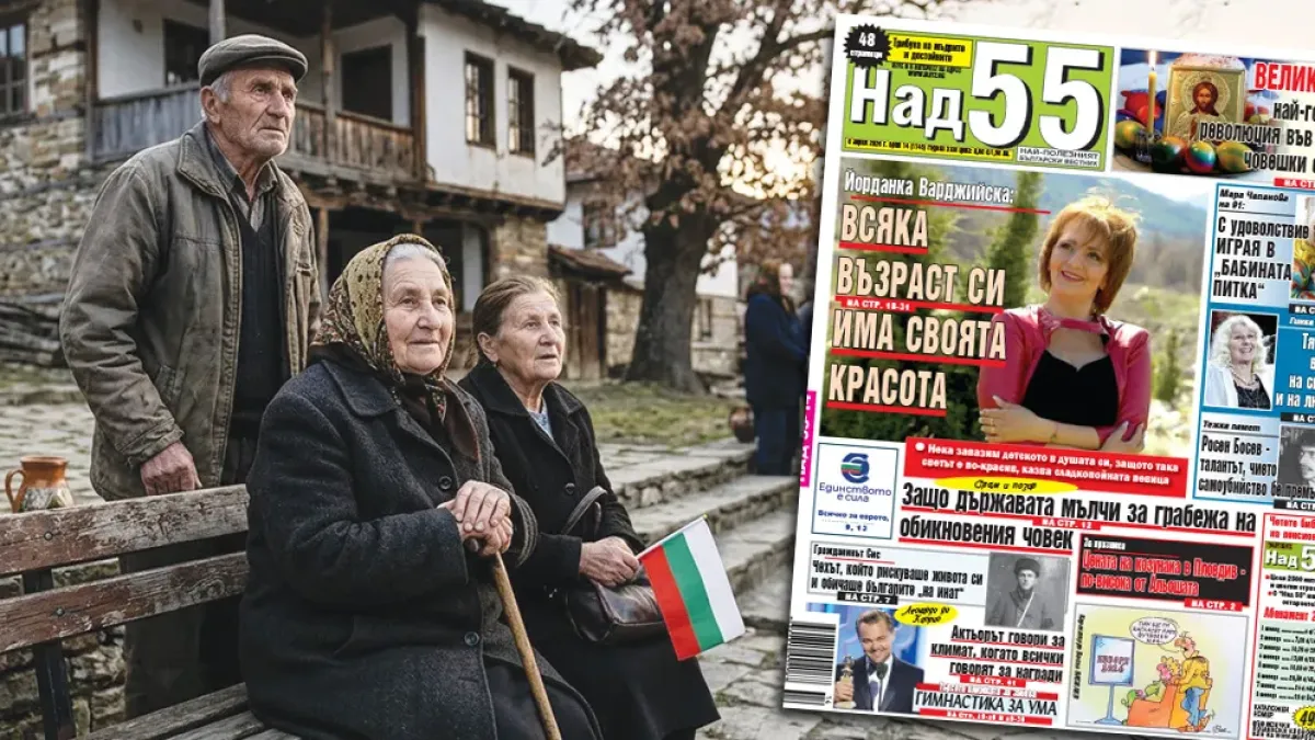 Най-интересното от новия брой на в. „Над 55”!