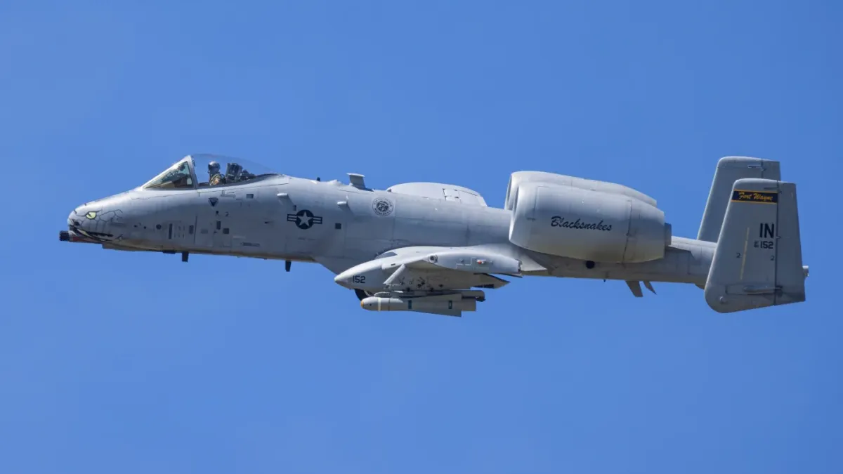 Американски щурмови самолет A-10 се разби край Ормузкия проток