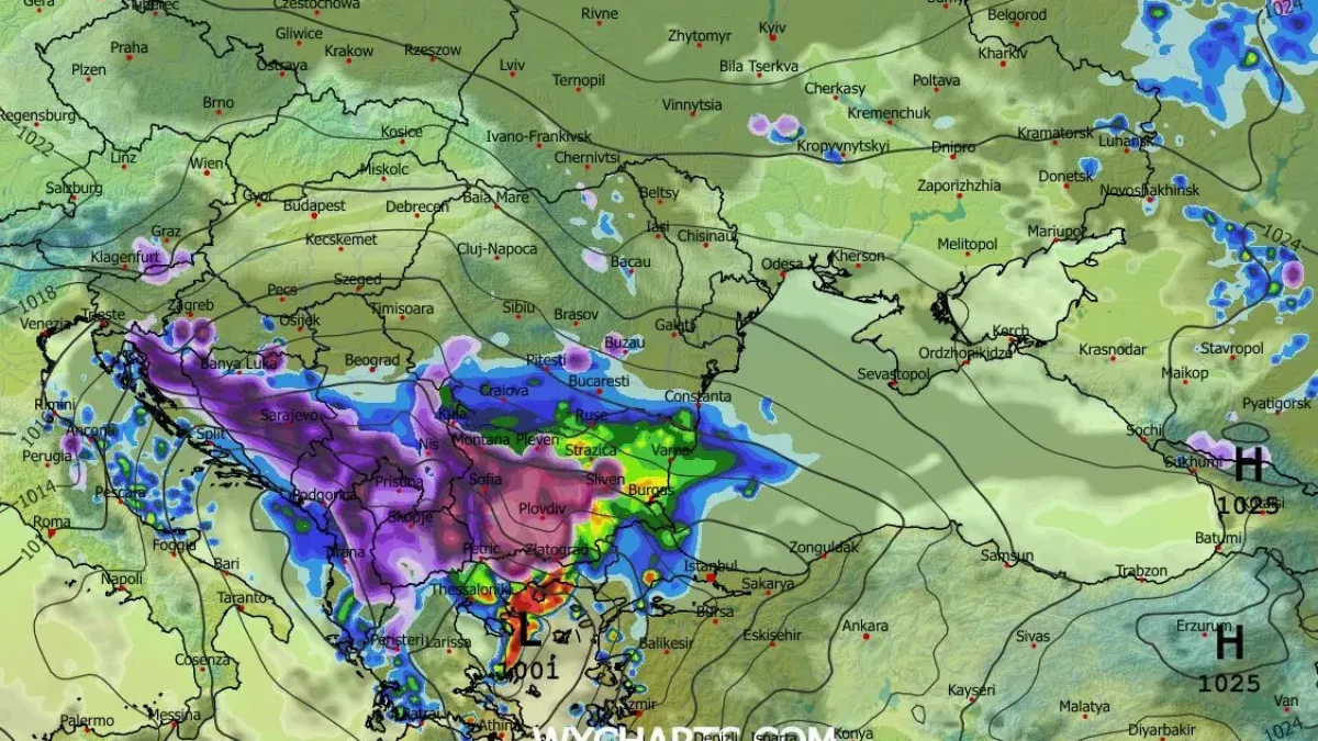 Meteo Balkans: Студен циклон обръща времето за Великден след топлата Цветница