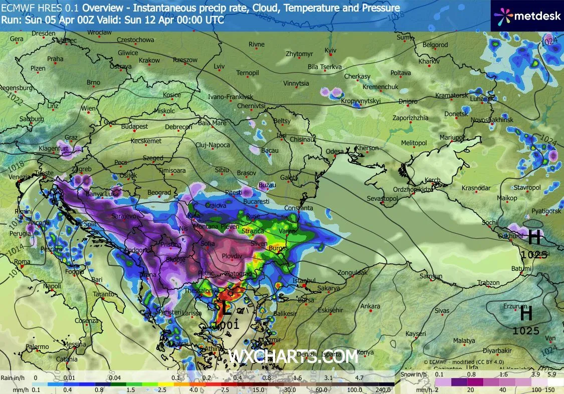 Meteo Balkans: Студен циклон обръща времето за Великден след топлата Цветница