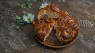 Рецепта за пухкав класически козунак "на конци"