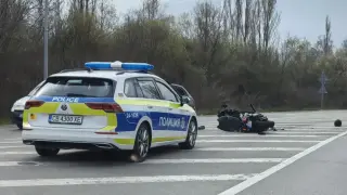 Катастрофа на кръгово в София, мотор е на парчета