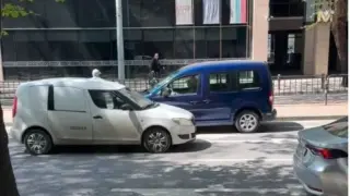 Шофьор влезе в насрещното на централен булевард в Пловдив Снимка
