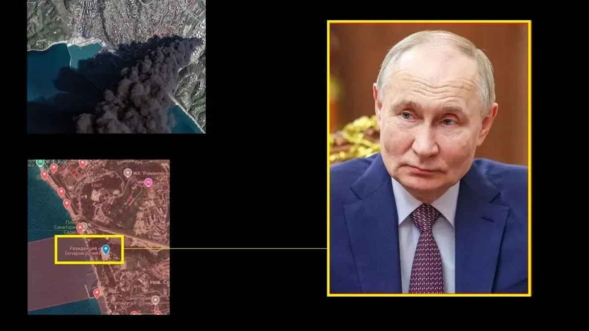 Киселинни дъждове се изсипаха над резиденцията на Владимир Путин