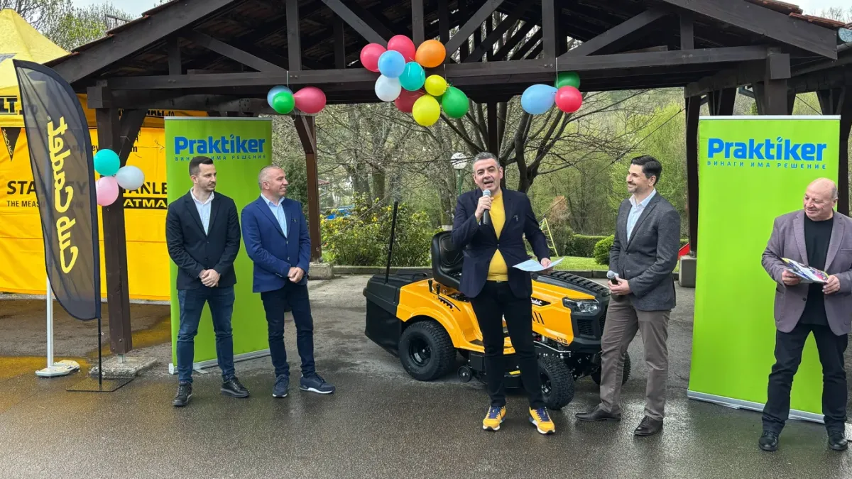 Практикер и Cub Cadet дариха градинска техника на SOS Детски селища България