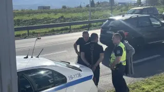 Тежка катастрофа край Сопот, има ранен и арестувани Снимки