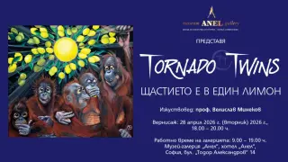 Фонд за изкуство и култура „Ангел Симеонов“ представя TORNADO TWINS - „Щастието е в един лимон“