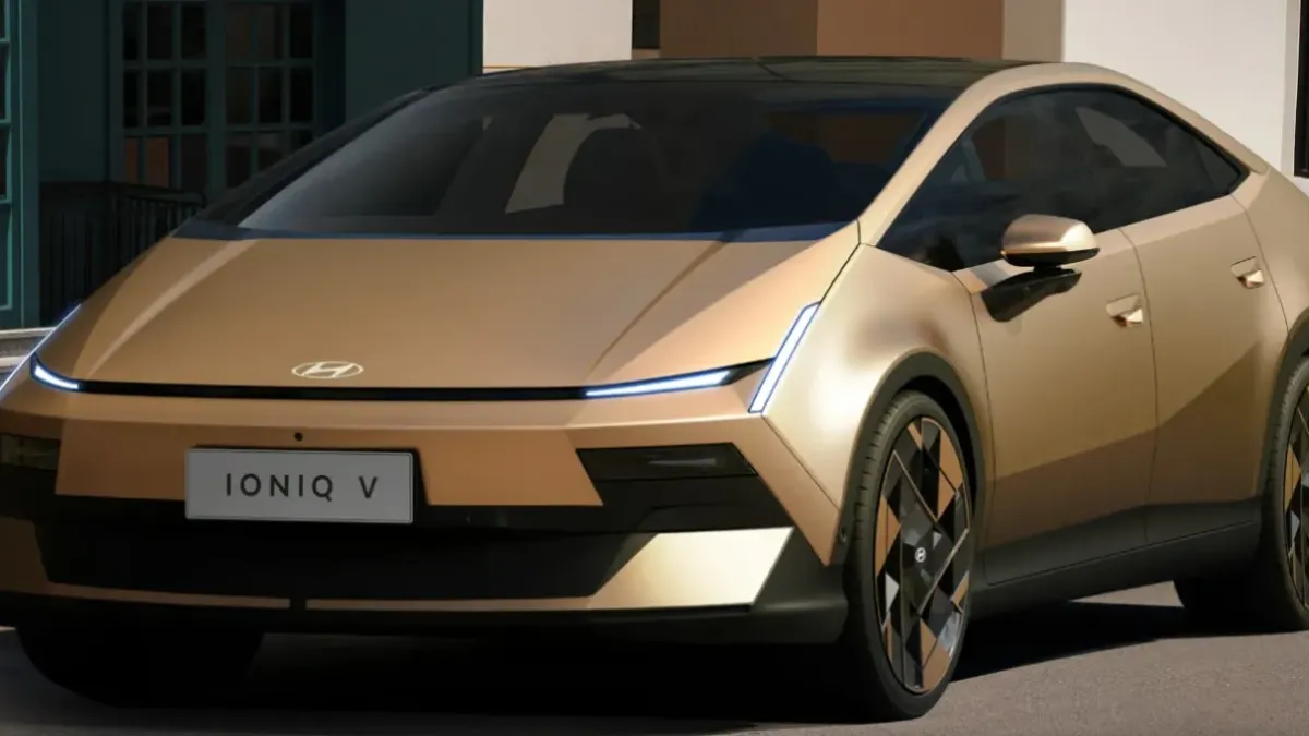 Hyundai пусна уникален електрически седан в стила на Lamborghini Countach