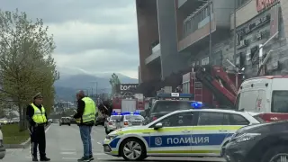 Голям пожар в столичен мол