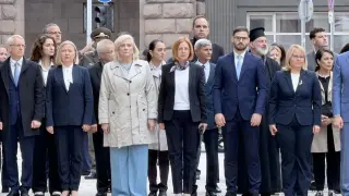 ДПС с участие в церемонията за Деня на Европа пред президентството