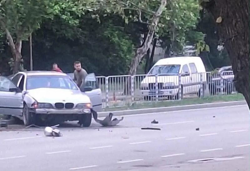 Във Видин дълго ще говорят за тази катастрофа с БМВ на бул. „Панония“